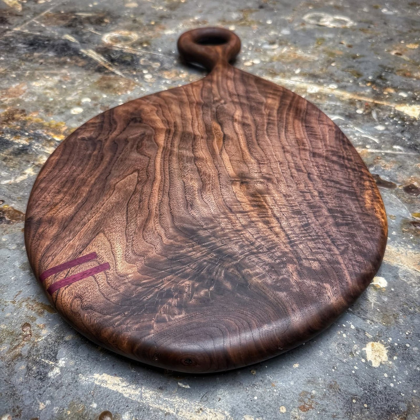 No. 254 | Figured Walnut | 13x22